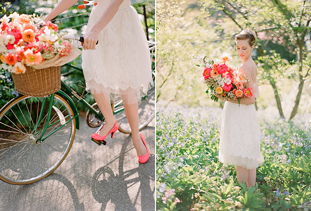 bike, basket, pink shoes, wheels, sidewalk, 