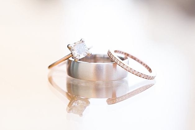 Diamond wedding and engagement ring