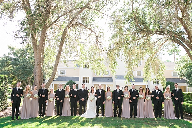 Luxurious and classy wedding party