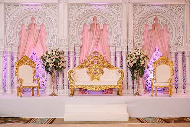 Indian wedding reception