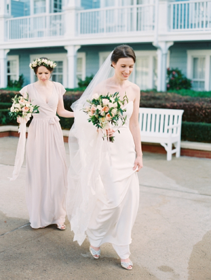 bridemaids floor length dress