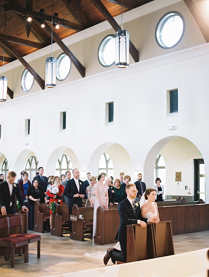 traditional church wedding