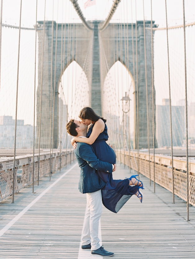 Brooklyn Bridge | NYC proposal, central park engagement session, Brooklyn Wedding, New York City Wedding | photographed by Kt Crabb Photography